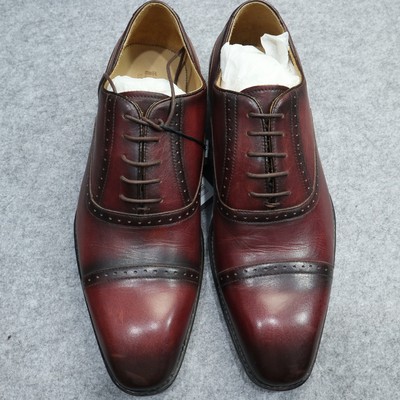 蓝豹/男士商务正装皮鞋 bespoke定制款 牛津鞋 仅40码