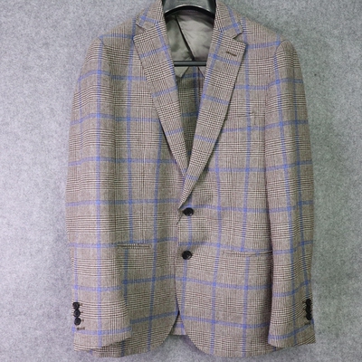 蓝豹/bespoke系列休闲西服  47%羊毛32%丝21%亚麻 170 96Y