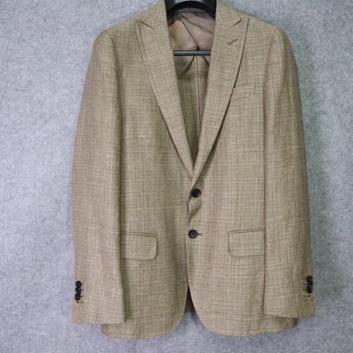 蓝豹/男士商务款西服 bespoke系列 57%亚麻43%羊毛 170 96Y