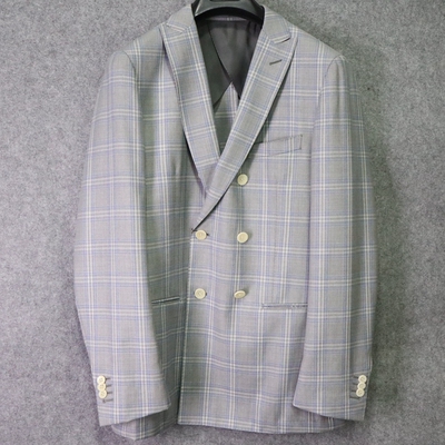 蓝豹/男士bespoke系列 休闲西服 春秋超修身 全羊毛 175/96Y