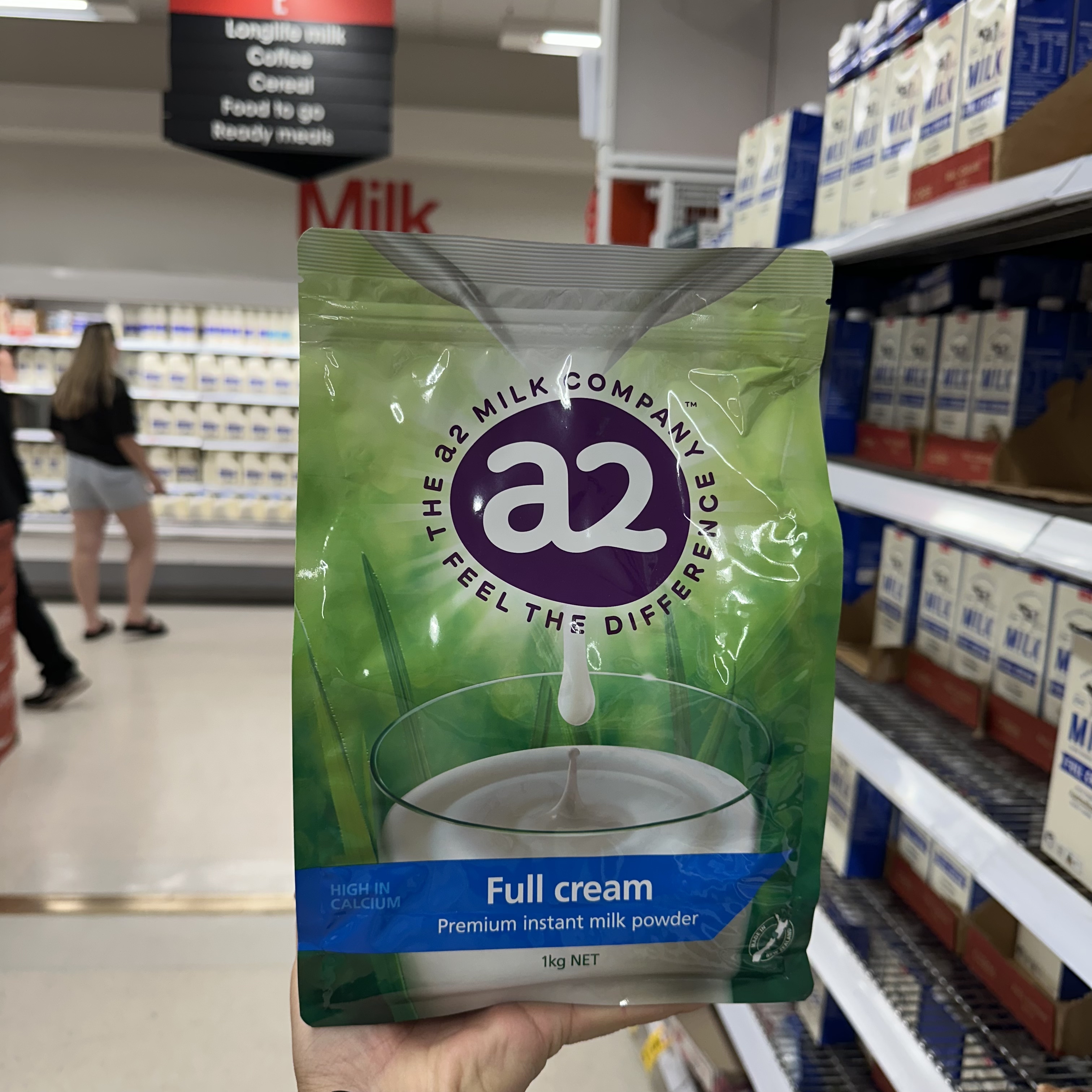 澳洲a2成人奶粉 全脂高钙高蛋白无添加 儿童学生孕妇老人营养1kg