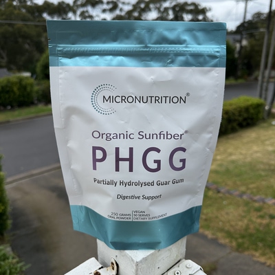 澳洲直邮Micronutrition营养师PHGG水解瓜尔豆胶水溶性纤维250g