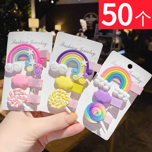 女孩生日小礼物分享精致发夹套装