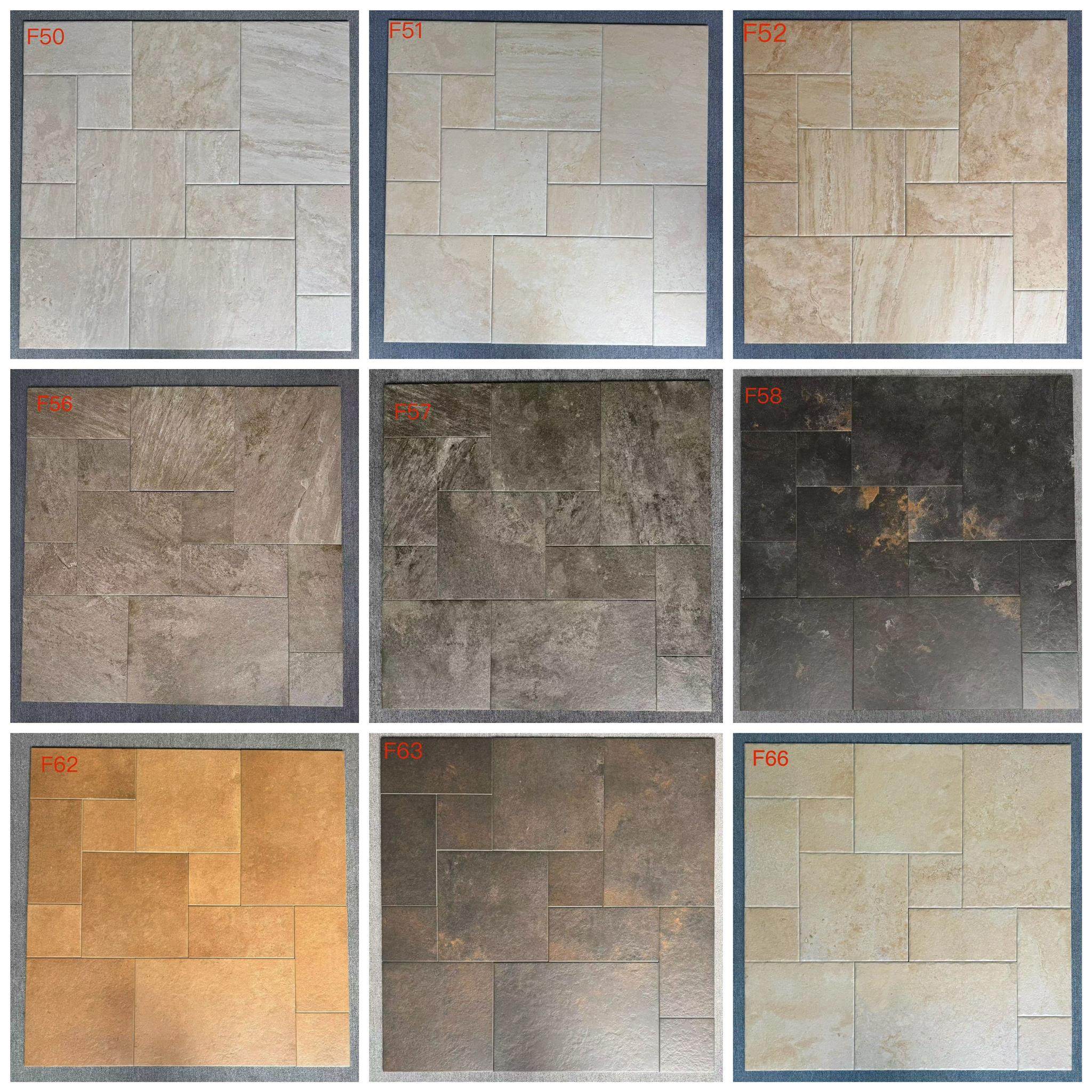 别墅花园庭院阳台砂岩洞石黑金古堡拼地砖防滑餐厅茶室陶土纹瓷砖,家装主材,仿大理石瓷砖,淘宝优惠券,粉丝福利购,淘宝优惠卷