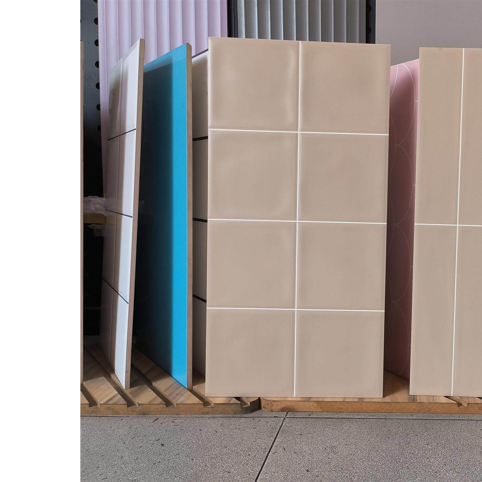 火锅餐厅奶茶面包店奶咖色墙砖幼儿园厨卫厕所300x600长条格子砖,家装主材,仿大理石瓷砖,淘宝优惠券,粉丝福利购,淘宝优惠卷