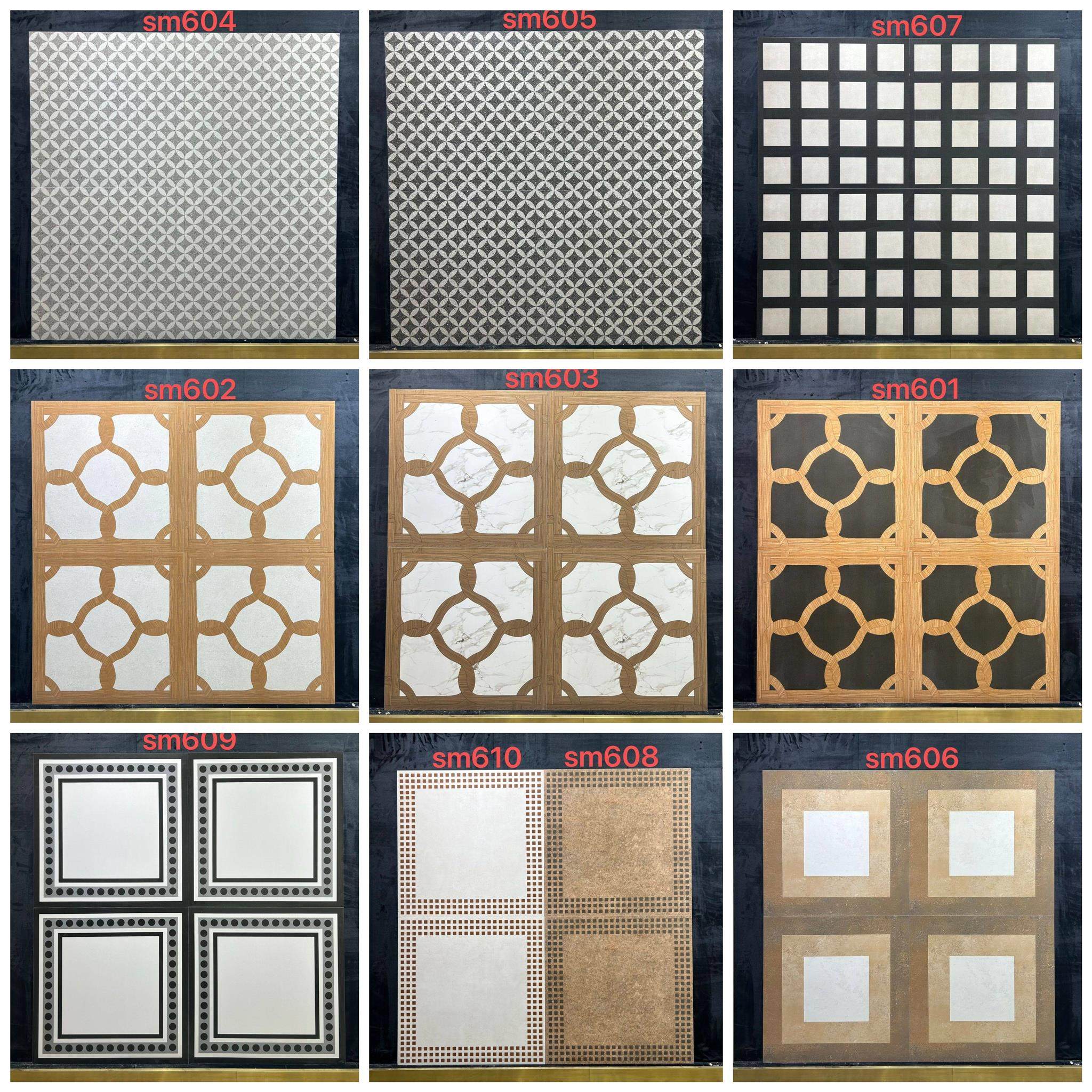 服装门店咖啡茶餐厅酒吧600x600木纹框拼花防滑地砖阳台庭院瓷砖,家装主材,仿大理石瓷砖,淘宝优惠券,粉丝福利购,淘宝优惠卷