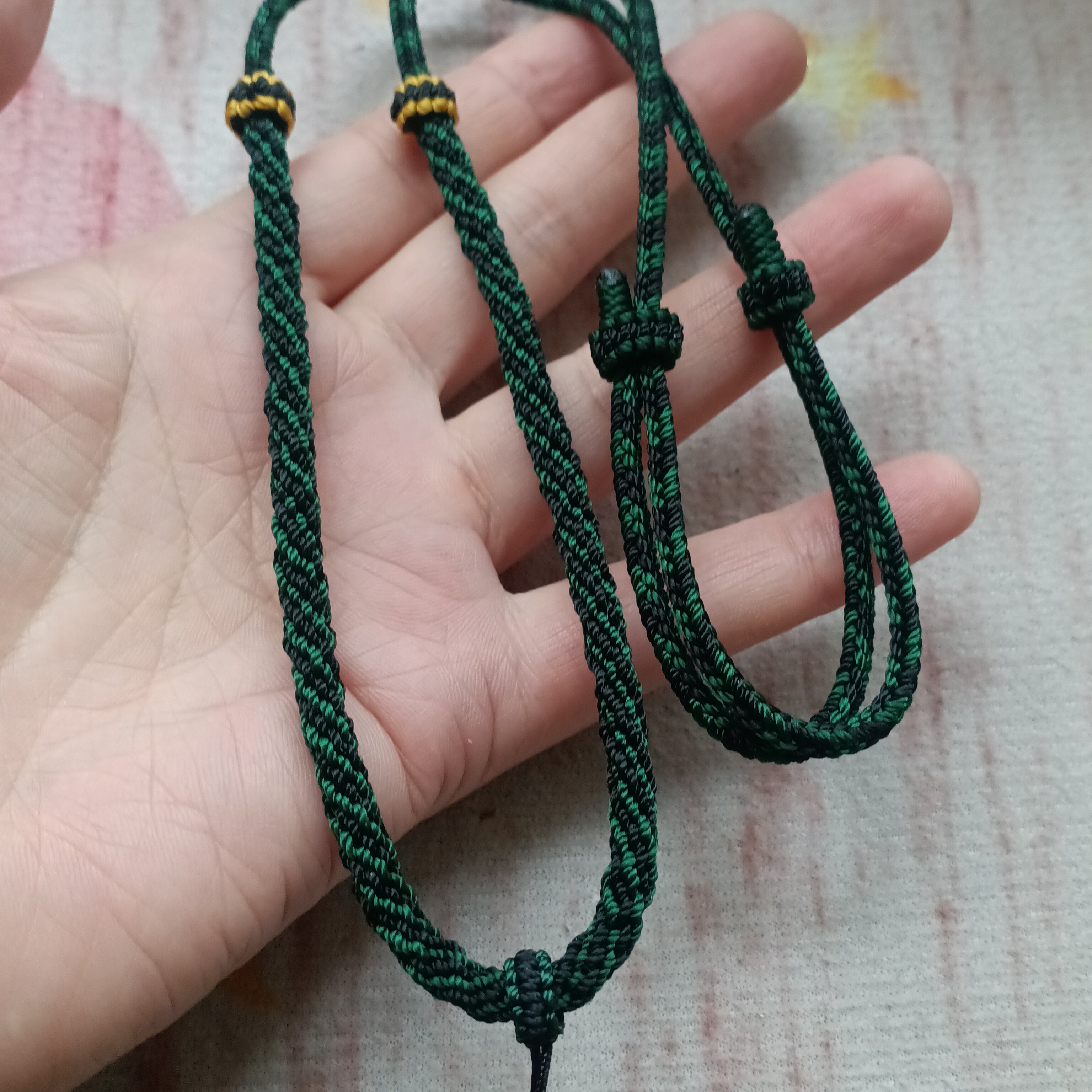 全手工编织玉绳子佛牌蜜蜡翡翠吊坠挂绳配链项链绳男女坠子绳
