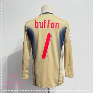 2008 欧预赛/欧洲杯 07-08 意大利 门将服 1号 布冯 连臂章