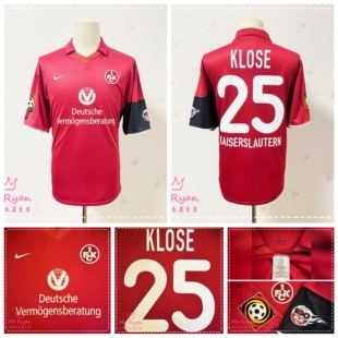 00-01 凯泽斯劳滕 主场球衣 25号 克洛泽 联赛版 百年款 代购