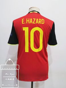 2016 欧洲杯 16-18 比利时 主场球衣 10号 阿扎尔 多选 代购