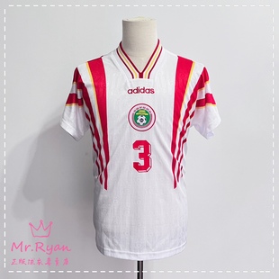 【现货】1997 十强赛 97-99 中国队 主场球衣 3号 孙继海 更衣室