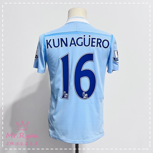 11-12 曼城 主场球衣 16号 阿圭罗 欧冠版/联赛版 93:20绝杀 代购