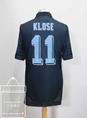 15-16 拉齐奥 欧联杯 黑色客场球衣 11号 克洛泽 连双章