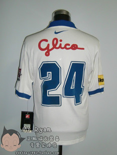 落场球衣 1997 主场 展示 代购 克里斯蒂安.佩雷斯 上海申花 24号