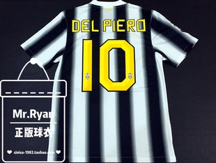 11-12 尤文图斯 主场球衣 10号 德尔.皮耶罗 连臂章 架内多选