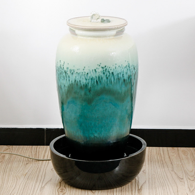 客厅流水喷泉水景摆设加湿器室内家居风水摆件招财陶瓷装饰品在类目 家居饰品, 摆件中 - 来自Buy2taobao.com提供专业的淘宝代购服务