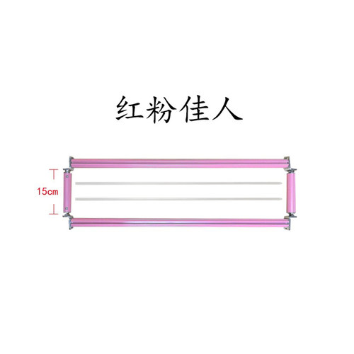 红粉佳人彩色重型M绷三角压布杆绣绷高强度铝合金加厚加粗35MM