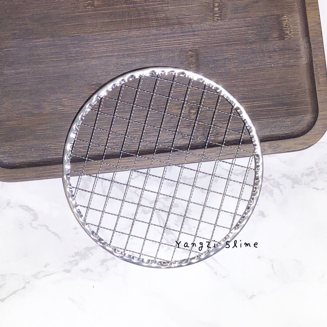 圆形拉花样子slime解压泥起泡胶