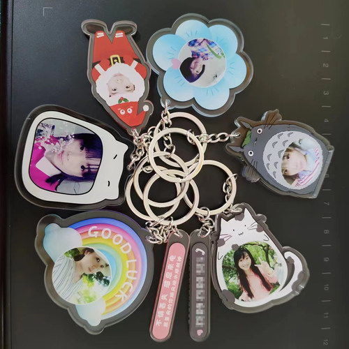 防丢钥匙扣定制卡通挂件钥匙链