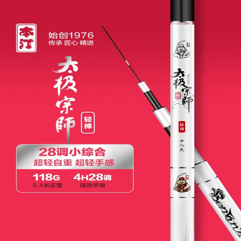 本汀太极宗师刚劲轻禅28调综合竿