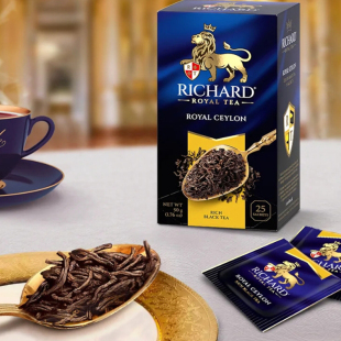 RICHARD瑞查得红茶柠檬红茶锡兰红茶俄罗斯进口浆果味红茶茶包