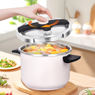 双喜304不锈钢高压锅100kpa旋转开合盖防爆型口径22cm灶具通用型