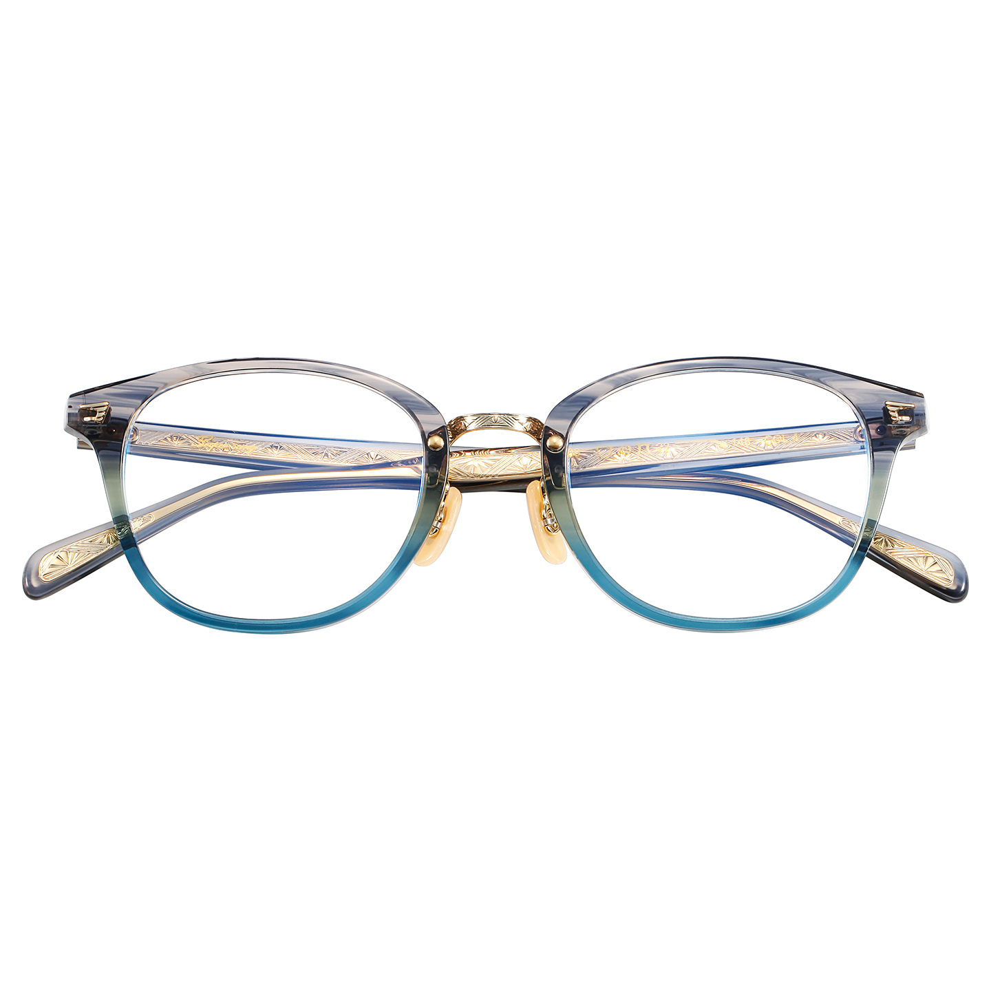 彩色板材眼镜架女男 情侣款近视眼镜 羽毛纹时尚眼镜框超轻配成品