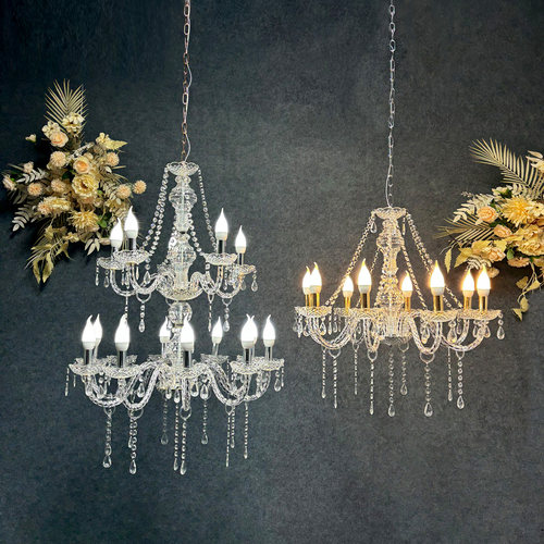 新款亚克力水晶吊灯路引装饰灯