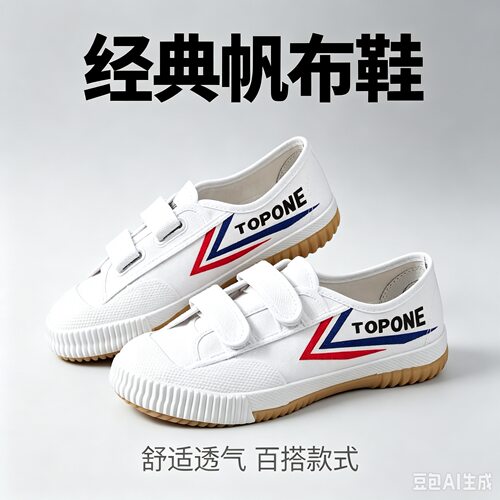 大博文田径跆拳道魔术贴运动鞋