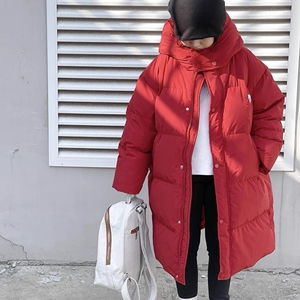韩国童装儿童羽绒服中长款过膝加厚冬装男童女童宝宝学生洋气外套