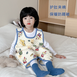 宝宝无袖秋冬儿童保暖加厚睡袋