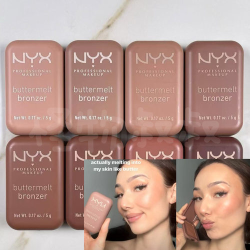 NYX Buttermelt黄油丝滑修容长效持妆显色小猴子同款