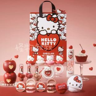 現貨 Hello Kitty 情人節限定腮紅粉撲妝前口紅唇膏眼影 SHEGLAM