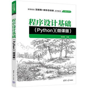 正版图书程序设计基础(Python)（微课版）高洪皓清华大学出版社教材纸质书籍