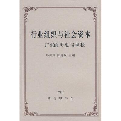 正版图书行业组织与社会资本－广东的历史与现状丘海雄，陈健民　主编商务印书馆书籍\/杂志\/报纸/历史/中国史/中国通史纸质书籍