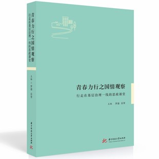 岳奎华中科技大学政治军事 思政课堂罗迪 政治理论纸质书籍 图书青春力行之国情观察：行走在基层治理一线 正版