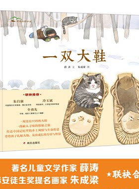 正版图书我的山野中国-一双大鞋薛涛/文 朱成梁/图明天出版社书籍\/杂志\/报纸/儿童读物/童书/儿童文学纸质书籍