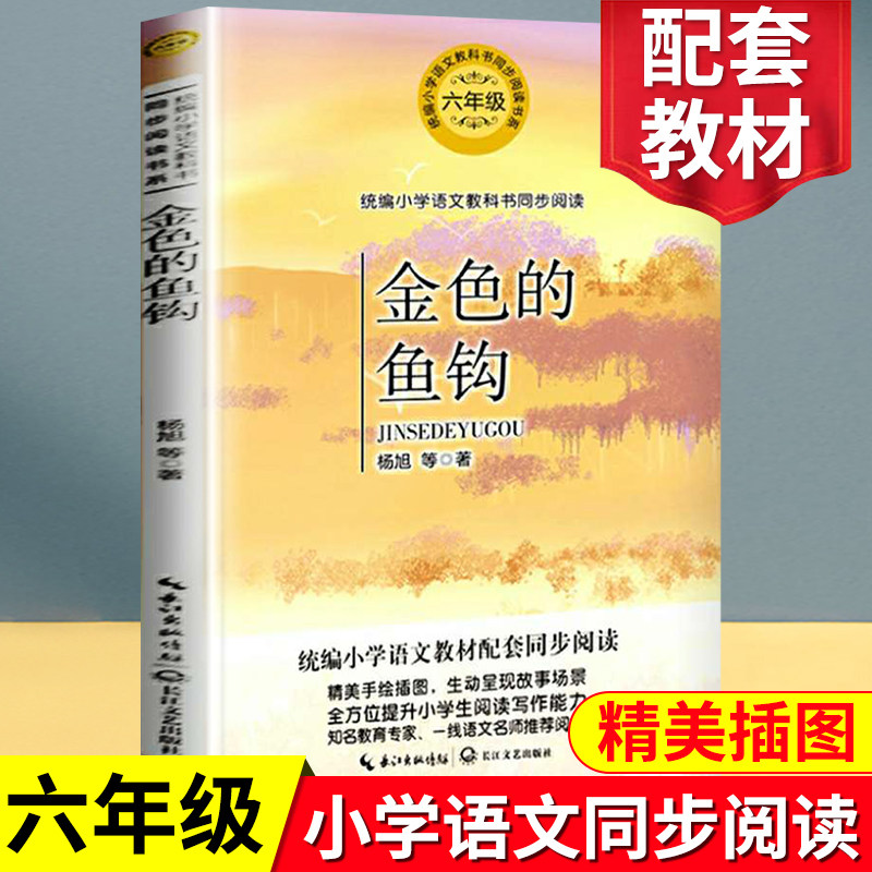 金色的鱼钩 杨旭著 小学语文教科书同步阅读书系六年级课外书必读经典