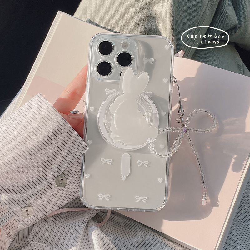17promax九月岛屿原创小清新iphone15ProMax手机壳可爱蝴蝶结13透明磁吸壳苹果14Pro磁吸支架兔子16promax,3C数码配件,手机保护套/壳,淘宝优惠券,粉丝福利购,淘宝优惠卷