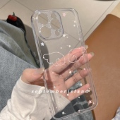 九月岛屿原创星星翅膀结适用苹果17promax手机壳全包15透明防摔16promax软边13pro透明15简约少女心xsmax