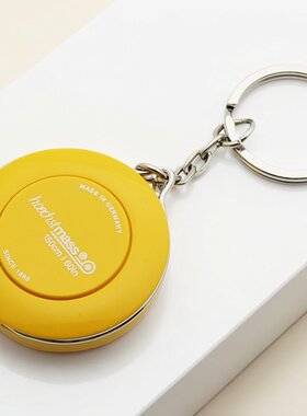 德国品牌迷你软皮尺钥匙扣量尺