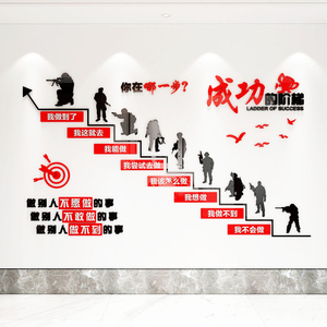 部队军旅楼梯文化墙布置亚克力