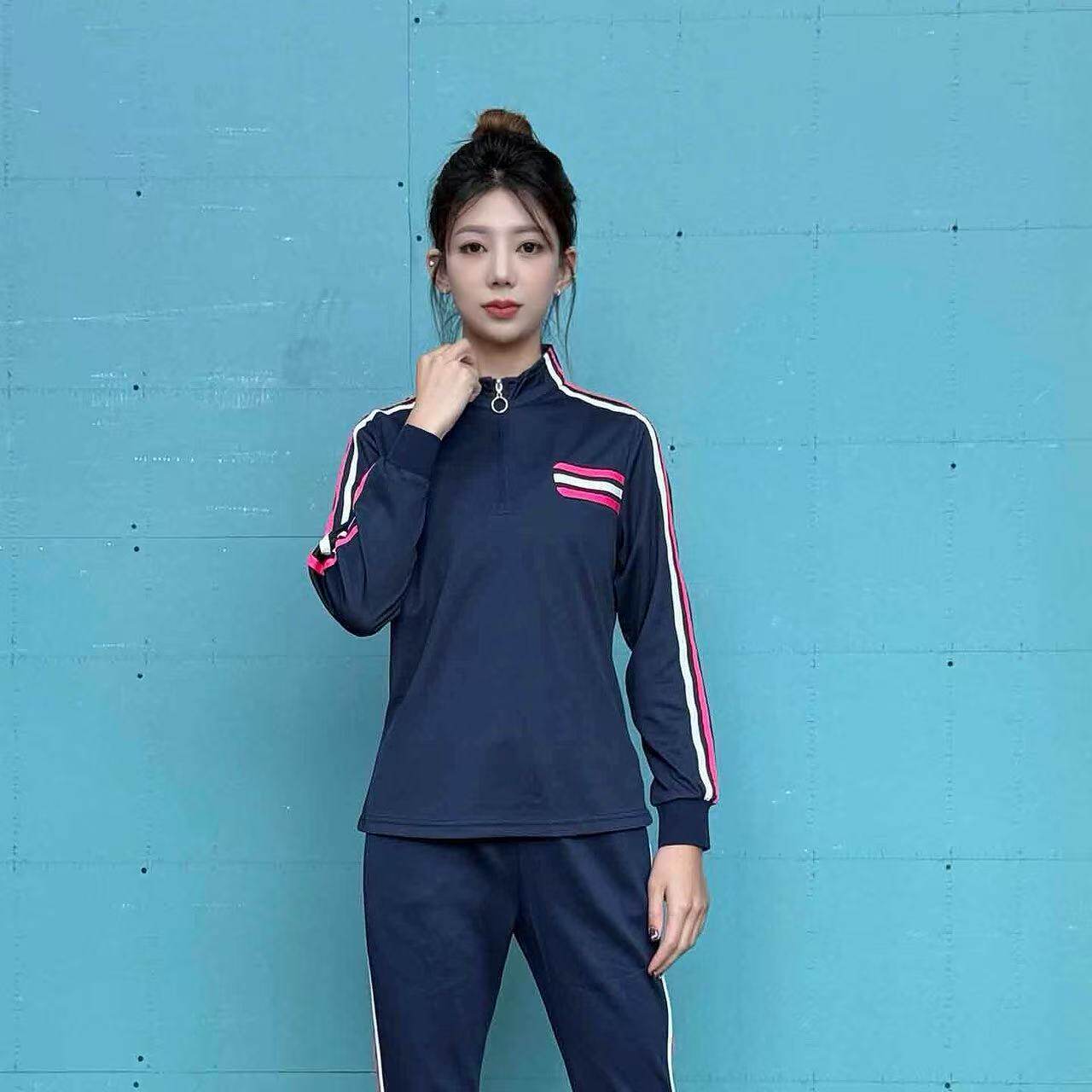 红安体育秋季新款男女长袖套装