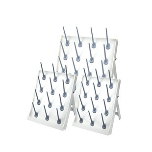 实验室烧杯架 烧瓶架 试管架 滴水架12/20/24/30棒柱 容量瓶晾干 耐酸碱腐蚀 化验室玻璃器皿沥水架