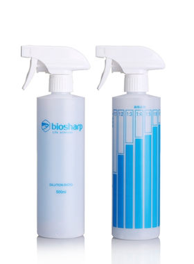 Biosharp 喷壶实验室 500ml 酒精 喷壶  BS-PH-002 带稀释比例刻度 喷雾瓶 喷水柱自由切换