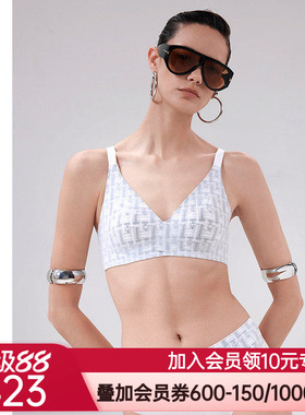 爱慕·CHUANG对话5内衣女V领软绵托乳贴大罩杯舒适文胸CA131911