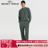 BODY WILD基础家居缩口长裤 ZBN42UK1A