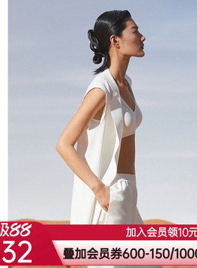 AIMER·CHUANG穿梭2系列双面布翻驳领马甲外套CA810462