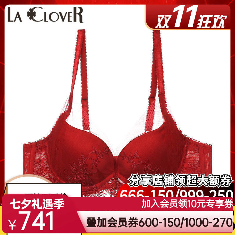 【女王心选】LACLOVER兰卡文挚爱洛可可系列3/4模杯文胸LC11RG1