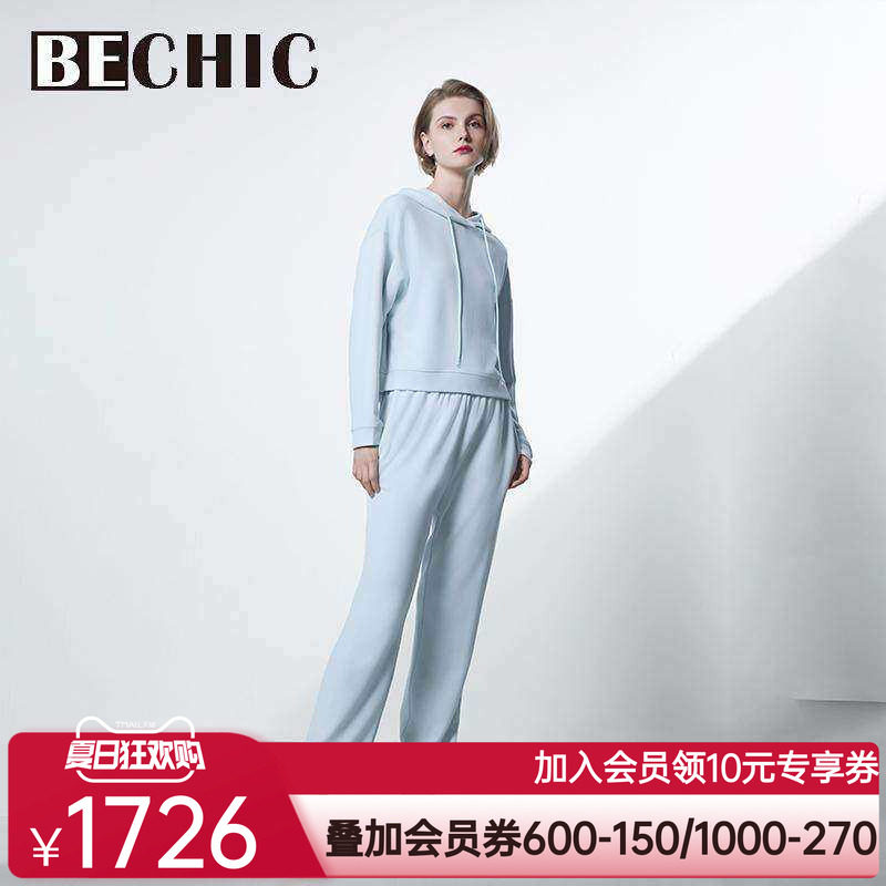 BeChic居家时光连帽分身家居套装女舒适家居服BC46CR1